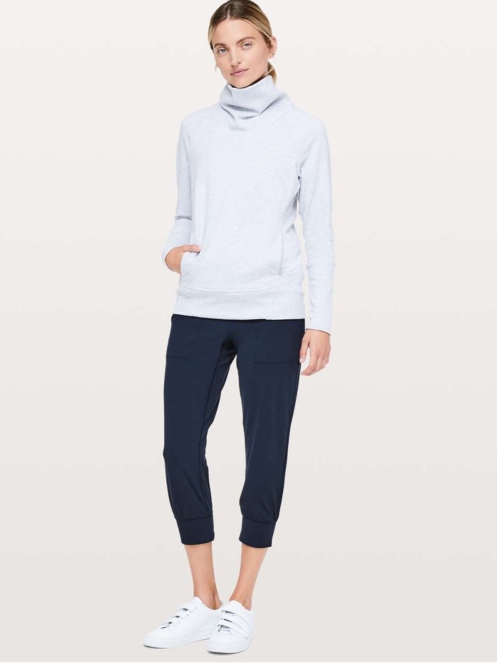 Lululemon Align High-Rise Jogger Crop 23” True Navy Nulu Yoga Pants Size 6
